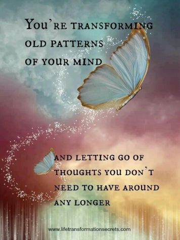 letting go of old thought patterns