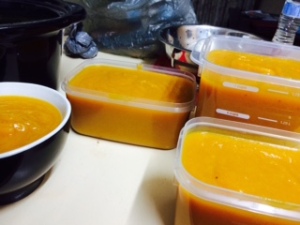 pumpkin sweet potato soup prev week